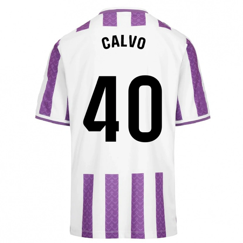 Danxen Kinder Hugo Calvo #40 Lila Weiß Heimtrikot Trikot 2025/26 T-Shirt Schweiz