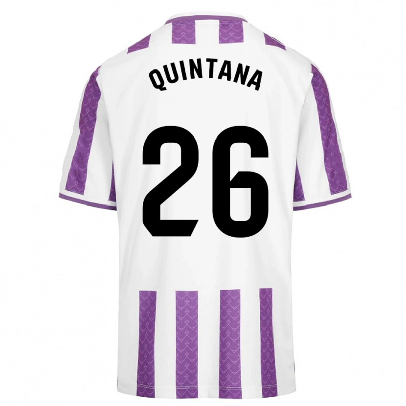 Danxen Kinder Alberto Quintana #26 Lila Weiß Heimtrikot Trikot 2025/26 T-Shirt Schweiz