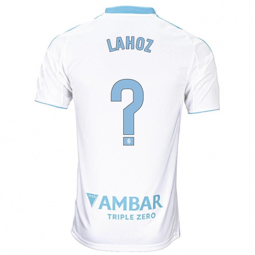 Danxen Kinder Álvaro Lahoz #0 Weiß Himmelblau Heimtrikot Trikot 2025/26 T-Shirt Schweiz