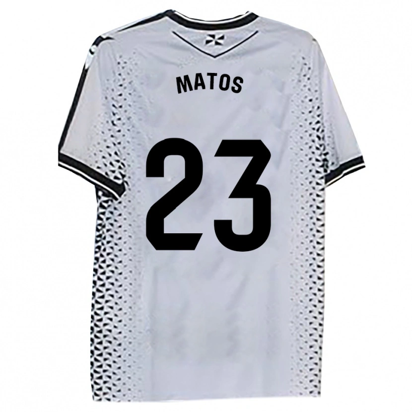 Danxen Kinder José Matos #23 Weiß Schwarz Heimtrikot Trikot 2025/26 T-Shirt Schweiz