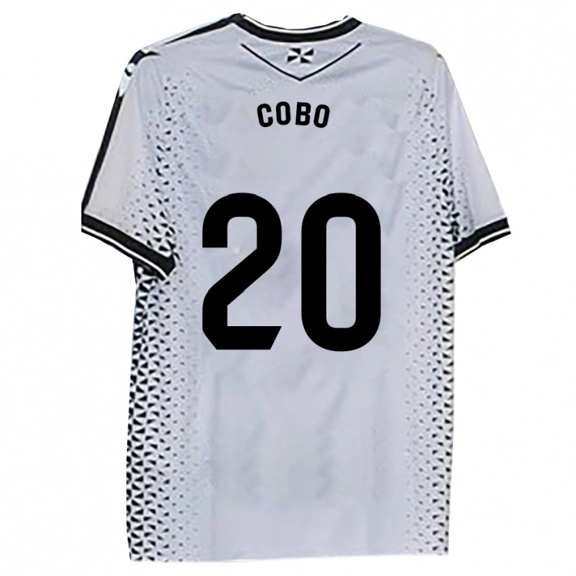 Danxen Kinder David Cobo #20 Weiß Schwarz Heimtrikot Trikot 2025/26 T-Shirt Schweiz