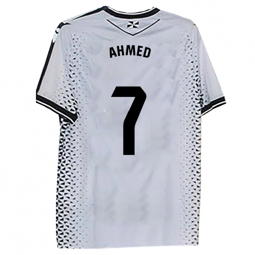Danxen Kinder Aisar Ahmed #7 Weiß Schwarz Heimtrikot Trikot 2025/26 T-Shirt Schweiz