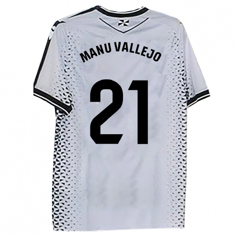Danxen Kinder Manu Vallejo #21 Weiß Schwarz Heimtrikot Trikot 2025/26 T-Shirt Schweiz