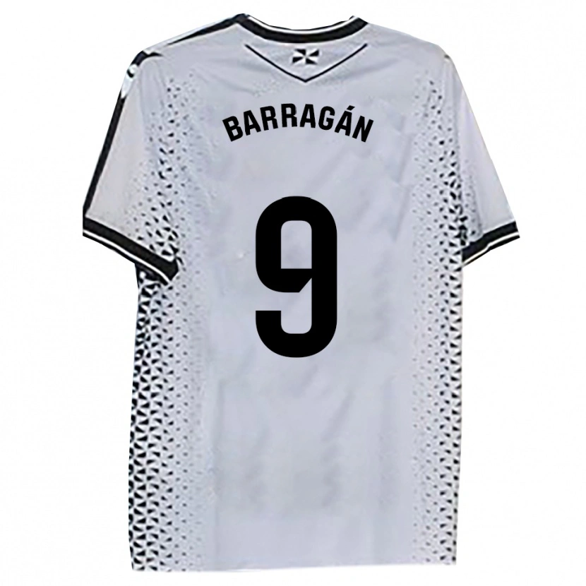Danxen Kinder Juan Barragán #9 Weiß Schwarz Heimtrikot Trikot 2025/26 T-Shirt Schweiz