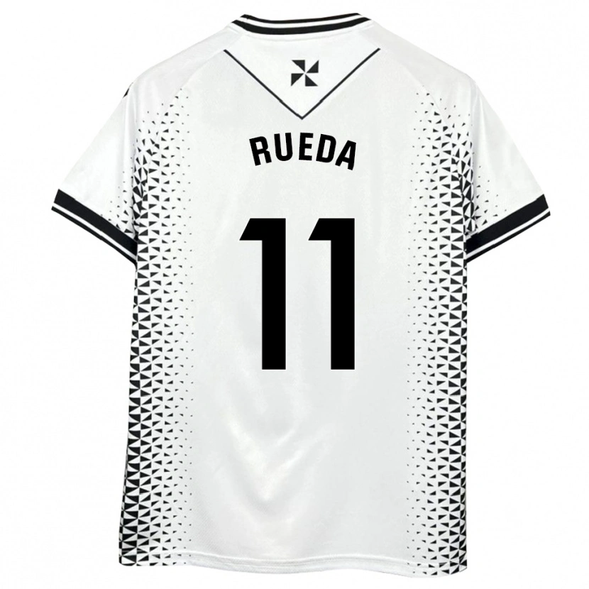 Danxen Kinder Adri Rueda #11 Weiß Schwarz Heimtrikot Trikot 2025/26 T-Shirt Schweiz