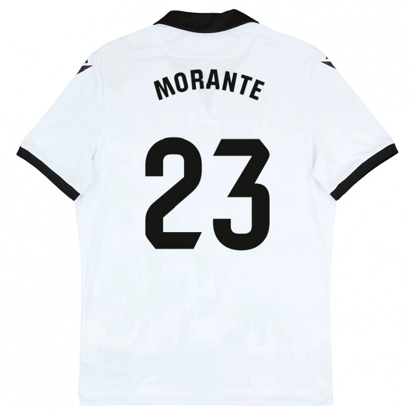 Danxen Kinder Iván Morante #23 Weiß Schwarz Heimtrikot Trikot 2025/26 T-Shirt Schweiz