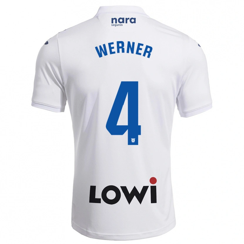 Danxen Kinder Henri Werner #4 Weiß Marine Heimtrikot Trikot 2025/26 T-Shirt Schweiz