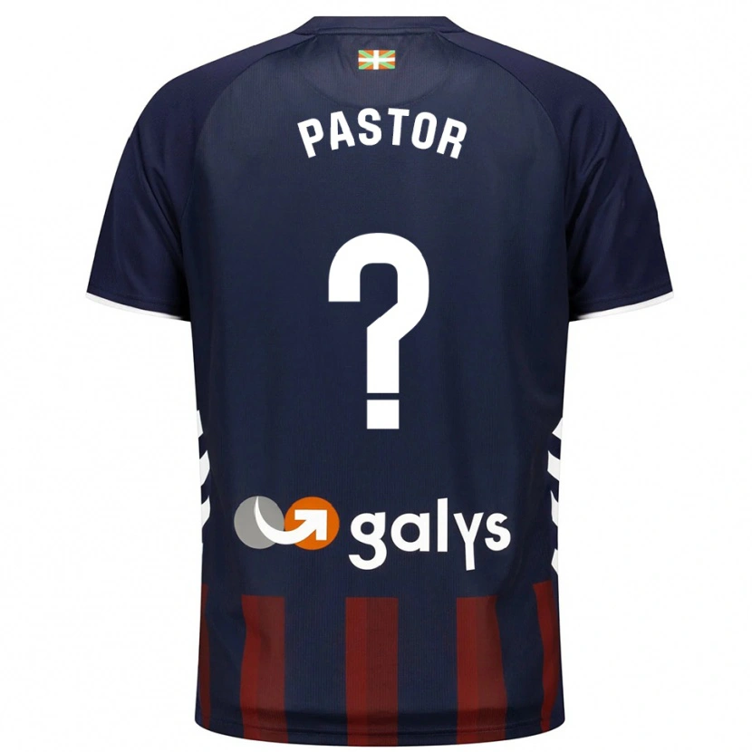 Danxen Kinder Xavier Pastor #0 Marine Rot Heimtrikot Trikot 2025/26 T-Shirt Schweiz