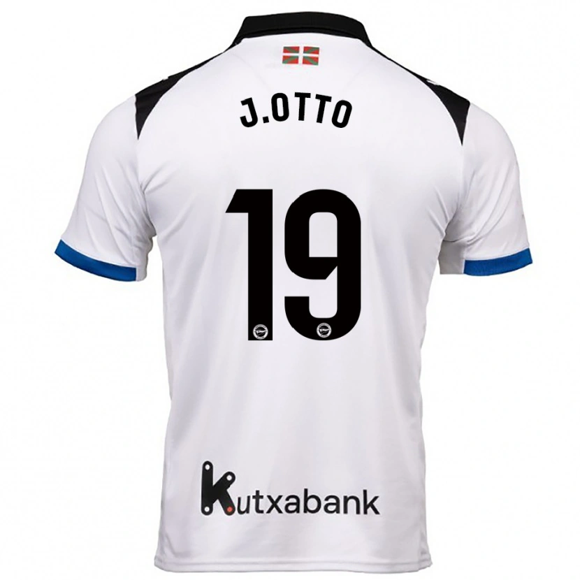 Danxen Kinder Jonny Otto #19 Weiß Blau Auswärtstrikot Trikot 2025/26 T-Shirt Schweiz
