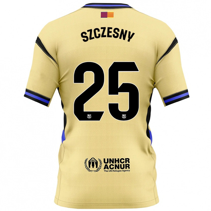 Danxen Kinder Wojciech Szczesny #25 Gelb Schwarz Auswärtstrikot Trikot 2025/26 T-Shirt Schweiz
