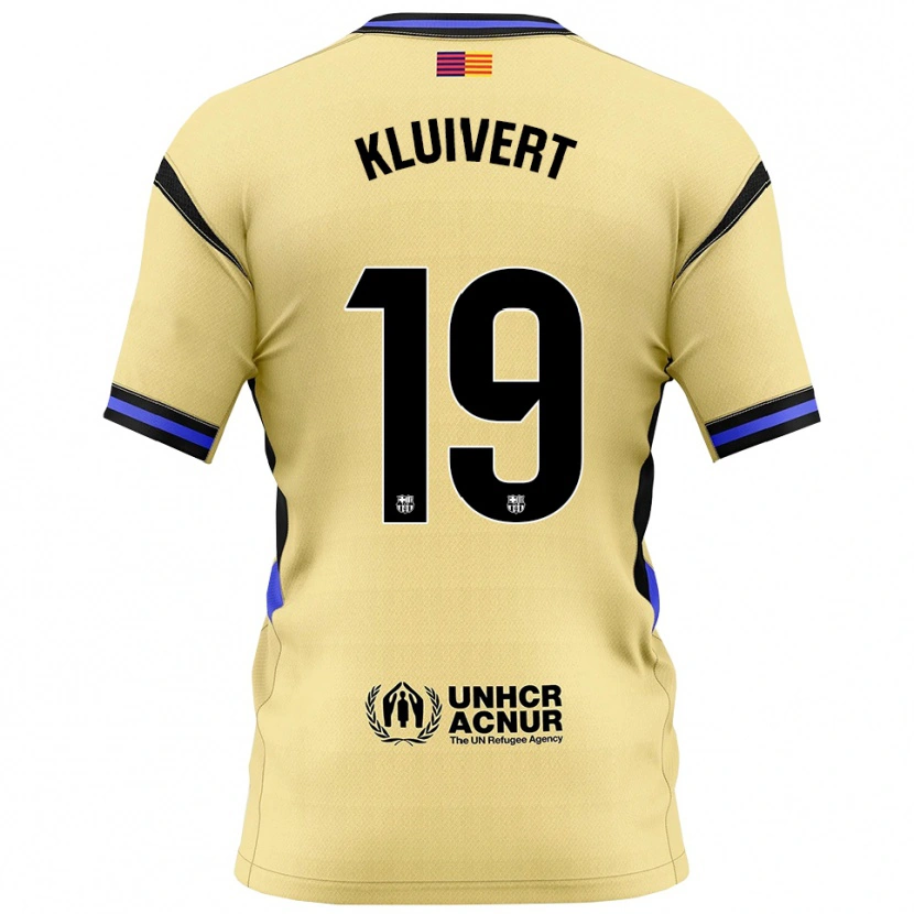 Danxen Kinder Shane Kluivert #19 Gelb Schwarz Auswärtstrikot Trikot 2025/26 T-Shirt Schweiz