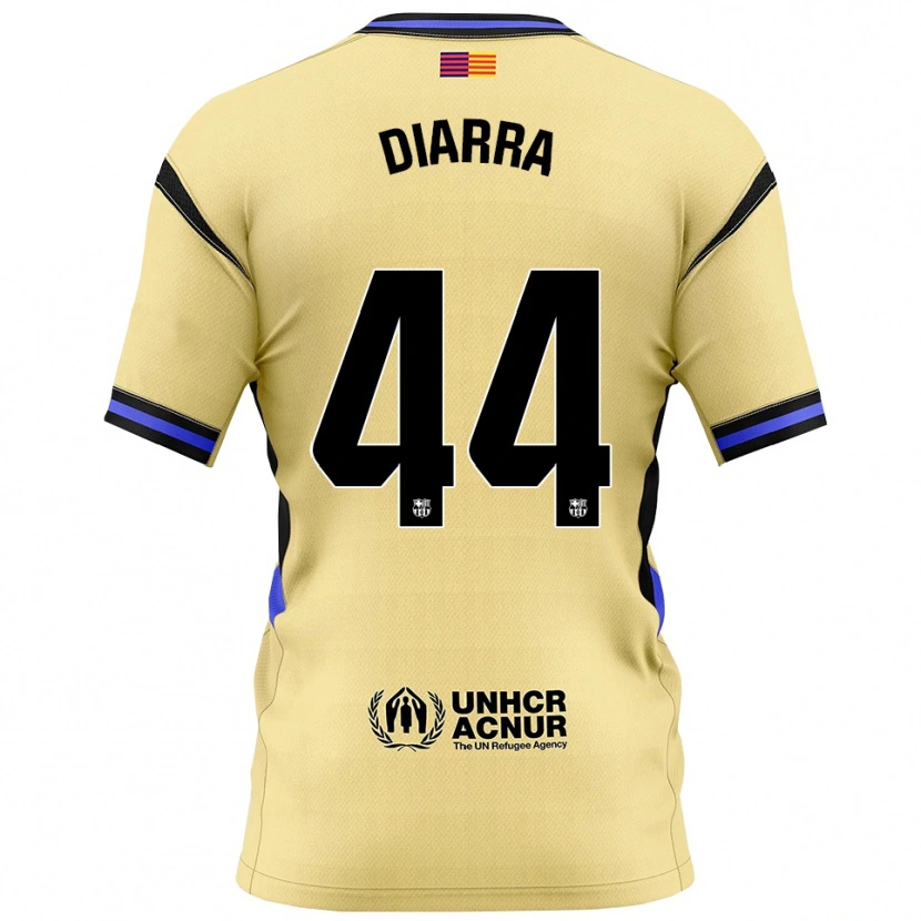 Danxen Kinder Ibrahim Diarra #44 Gelb Schwarz Auswärtstrikot Trikot 2025/26 T-Shirt Schweiz