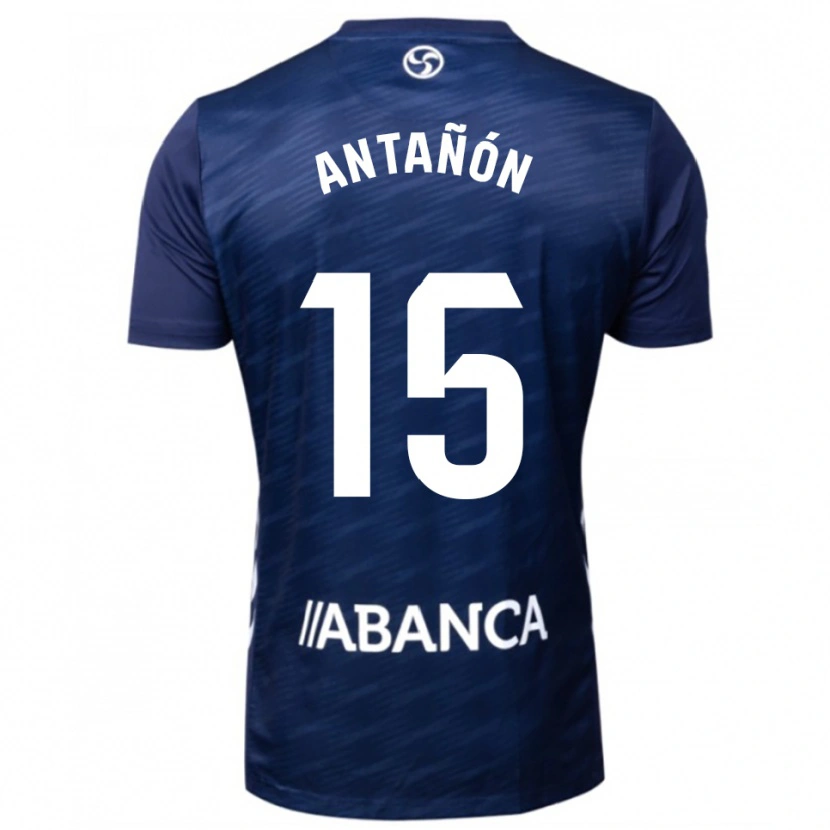 Danxen Kinder Andrés Antañón #15 Marine Weiß Auswärtstrikot Trikot 2025/26 T-Shirt Schweiz
