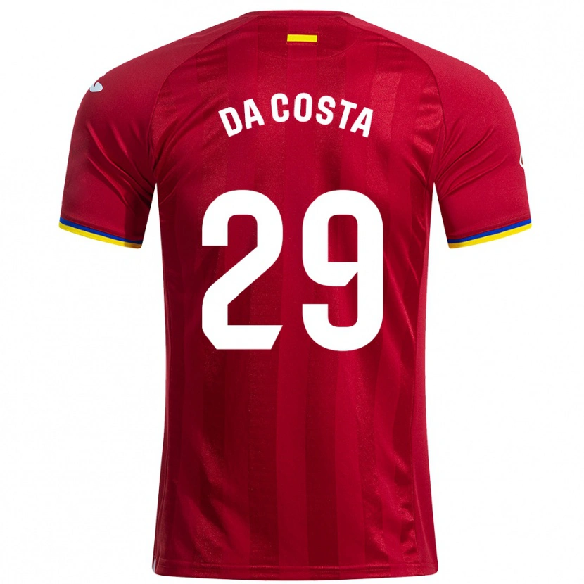 Danxen Kinder Coba Da Costa #29 Rot Gelb Blau Auswärtstrikot Trikot 2025/26 T-Shirt Schweiz
