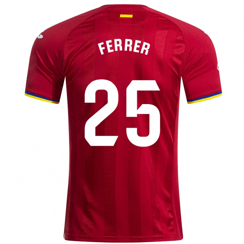Danxen Kinder Diego Ferrer #25 Rot Gelb Blau Auswärtstrikot Trikot 2025/26 T-Shirt Schweiz