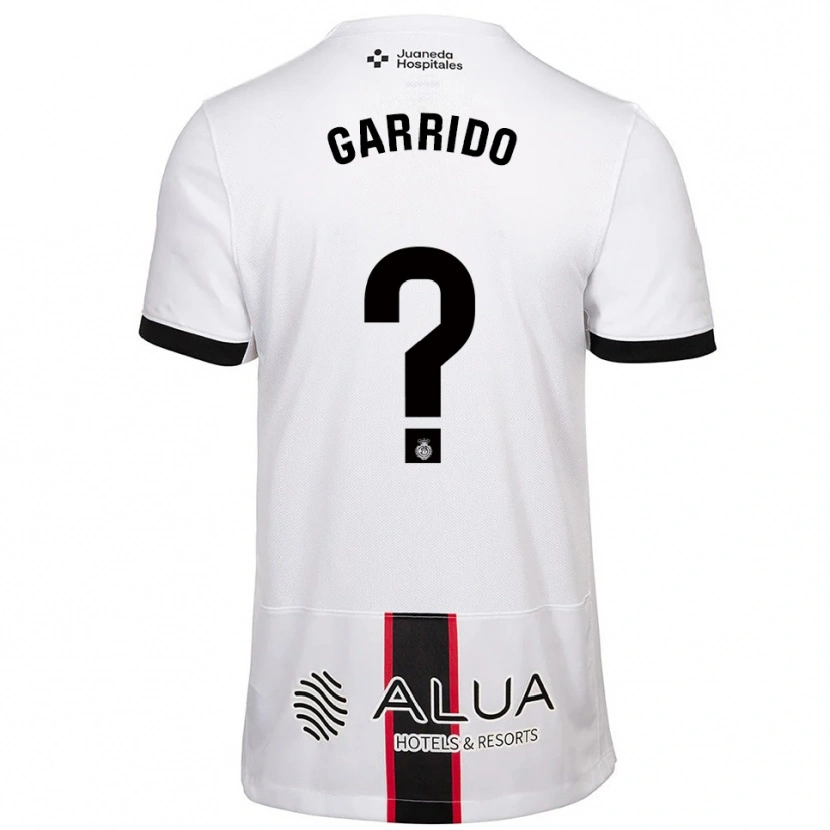 Danxen Kinder Adrián Garrido #0 Weiß Schwarz Auswärtstrikot Trikot 2025/26 T-Shirt Schweiz