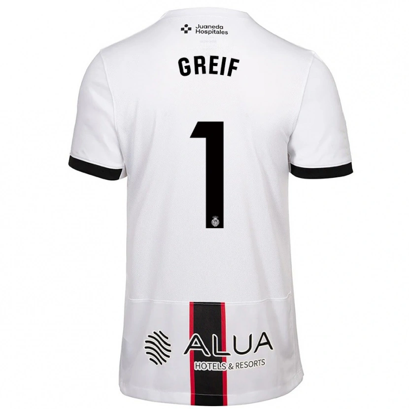 Danxen Kinder Dominik Greif #1 Weiß Schwarz Auswärtstrikot Trikot 2025/26 T-Shirt Schweiz