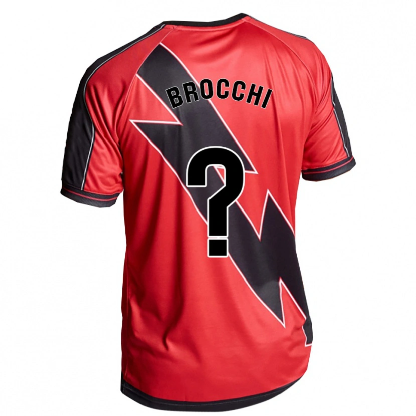 Danxen Kinder Filippo Brocchi #0 Rot Schwarz Auswärtstrikot Trikot 2025/26 T-Shirt Schweiz