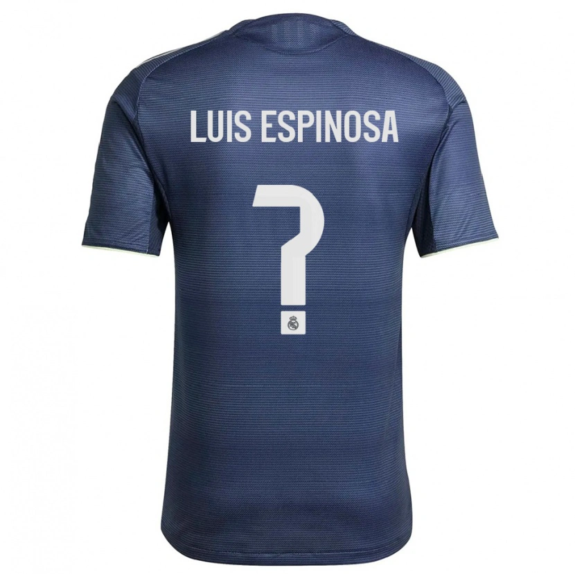 Danxen Kinder José Luis Espinosa #0 Marine Silber Auswärtstrikot Trikot 2025/26 T-Shirt Schweiz