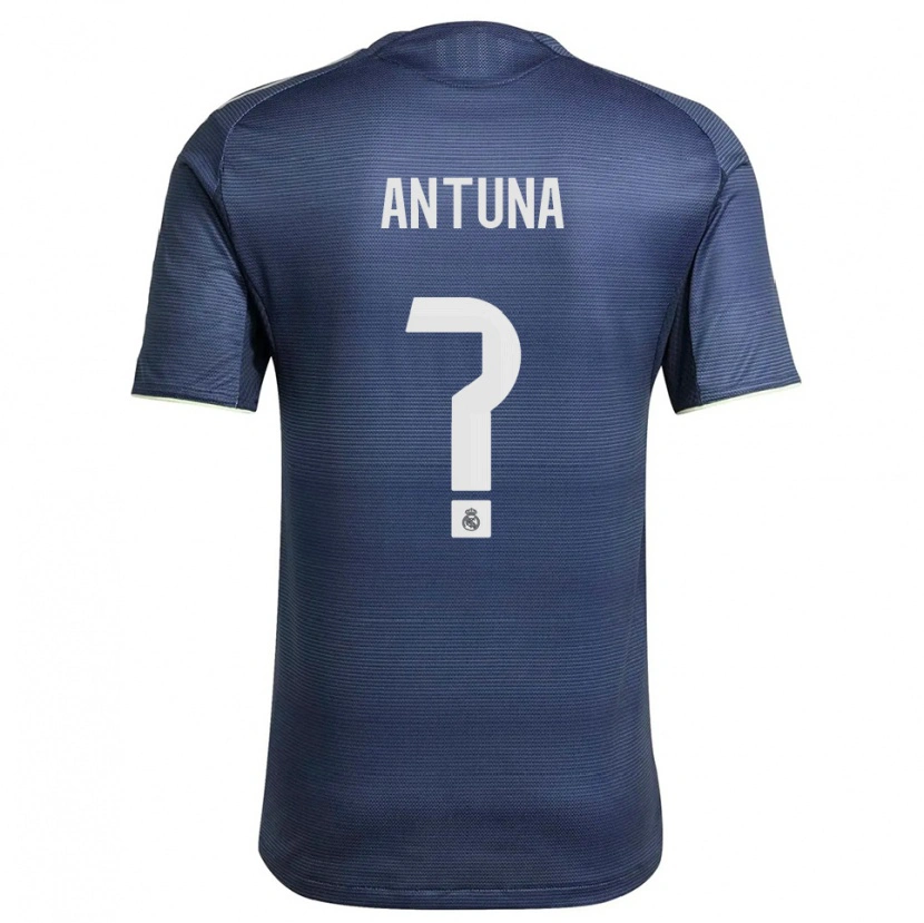 Danxen Kinder Miguel Antuna #0 Marine Silber Auswärtstrikot Trikot 2025/26 T-Shirt Schweiz