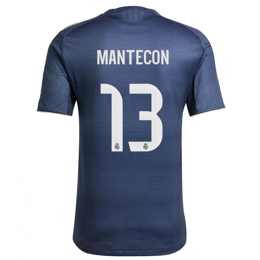 Danxen Kinder Hugo Mantecón #13 Marine Silber Auswärtstrikot Trikot 2025/26 T-Shirt Schweiz