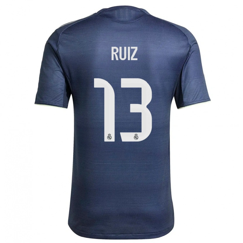 Danxen Kinder Guillermo Ruiz #13 Marine Silber Auswärtstrikot Trikot 2025/26 T-Shirt Schweiz