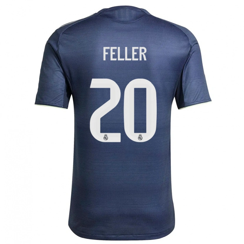 Danxen Kinder Naomie Feller #20 Marine Silber Auswärtstrikot Trikot 2025/26 T-Shirt Schweiz