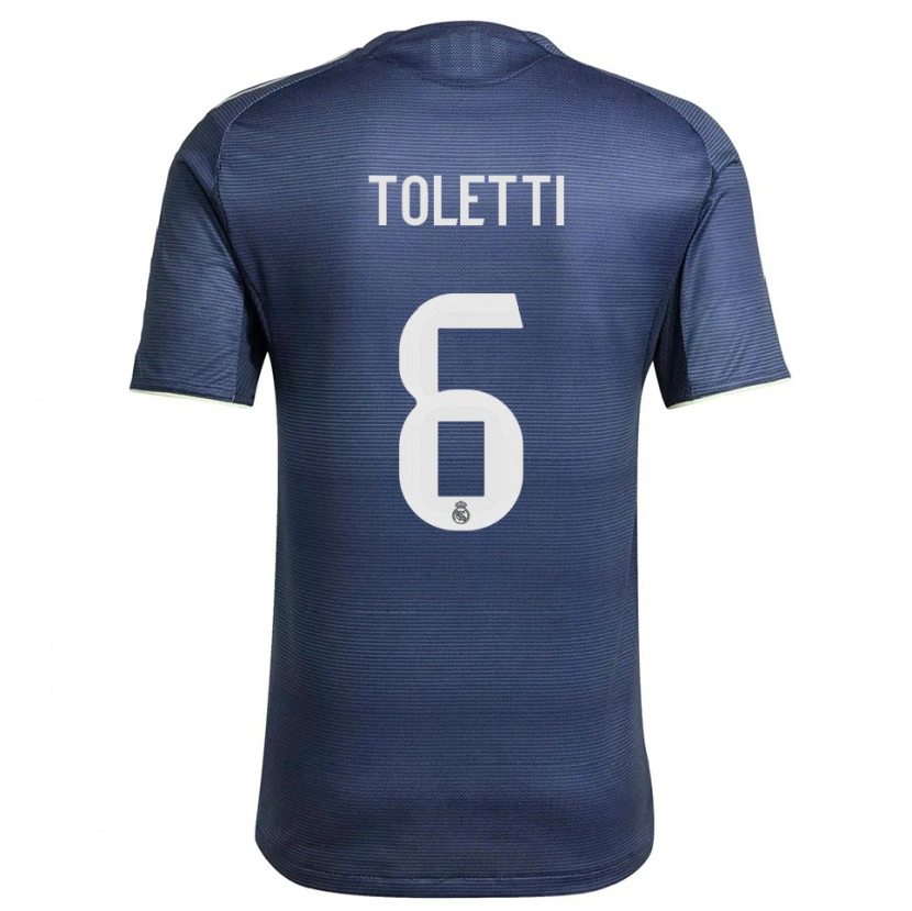 Danxen Kinder Sandie Toletti #6 Marine Silber Auswärtstrikot Trikot 2025/26 T-Shirt Schweiz