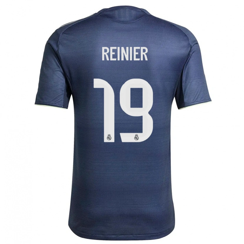 Danxen Kinder Reinier #19 Marine Silber Auswärtstrikot Trikot 2025/26 T-Shirt Schweiz