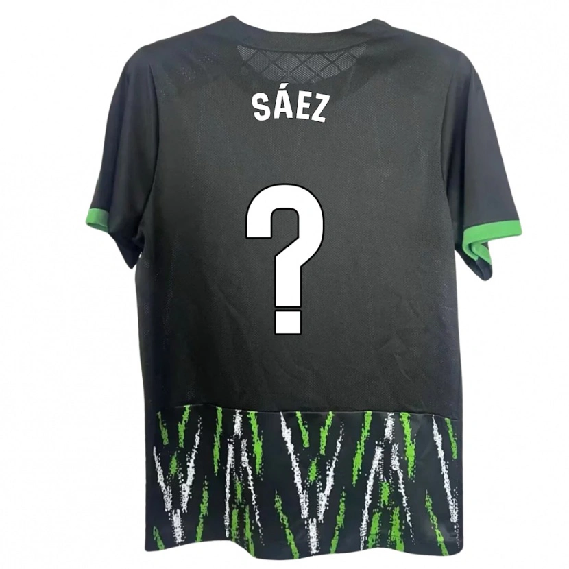 Danxen Kinder Carlos Christodoulides Sáez #0 Schwarz Grün Auswärtstrikot Trikot 2025/26 T-Shirt Schweiz