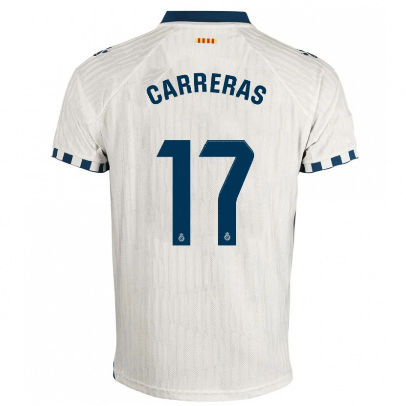 Danxen Kinder Jofre Carreras #17 Weiß Blau Auswärtstrikot Trikot 2025/26 T-Shirt Schweiz