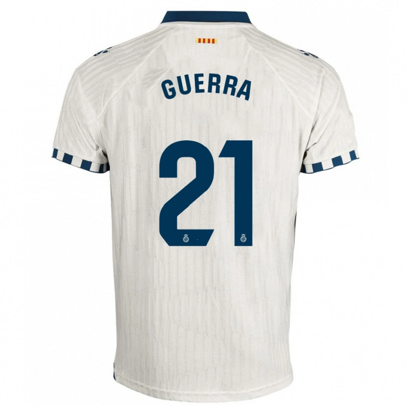 Danxen Kinder Julia Guerra Peiró #21 Weiß Blau Auswärtstrikot Trikot 2025/26 T-Shirt Schweiz
