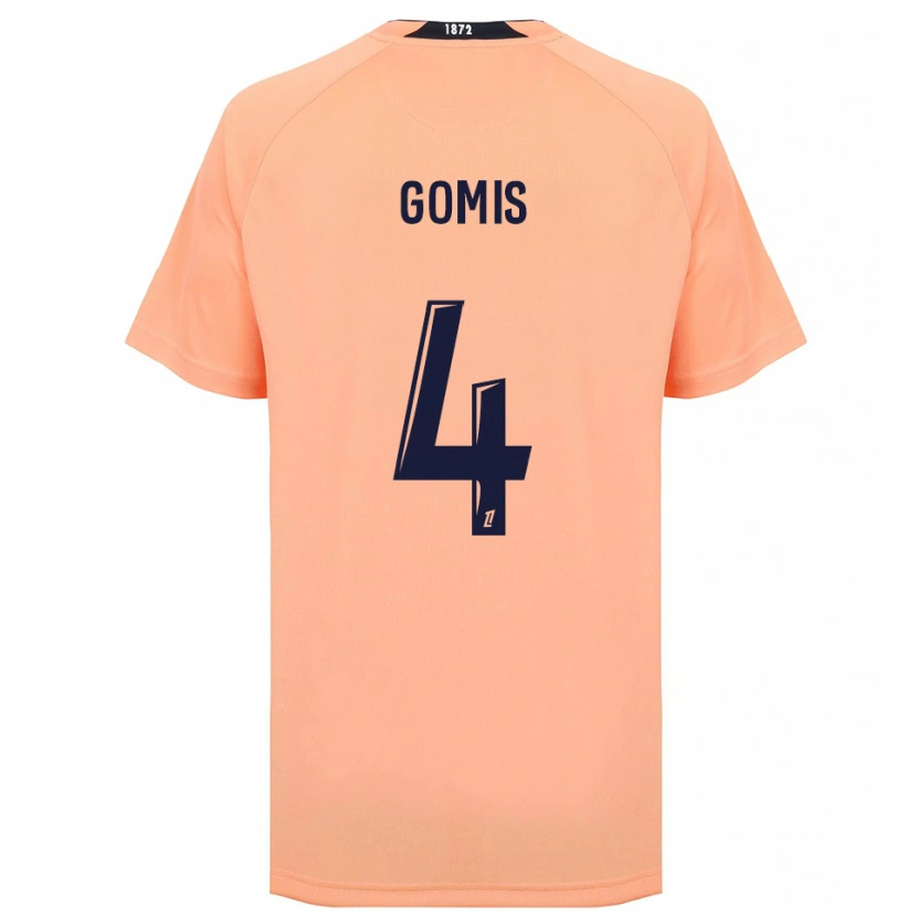 Danxen Kinder Georges Gomis #4 Orange Marineblau Auswärtstrikot Trikot 2025/26 T-Shirt Schweiz
