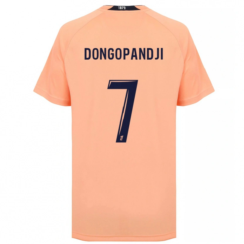 Danxen Kinder Hakim Dongopandji #7 Orange Marineblau Auswärtstrikot Trikot 2025/26 T-Shirt Schweiz