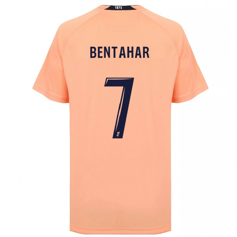 Danxen Kinder Ahmed Bentahar #7 Orange Marineblau Auswärtstrikot Trikot 2025/26 T-Shirt Schweiz