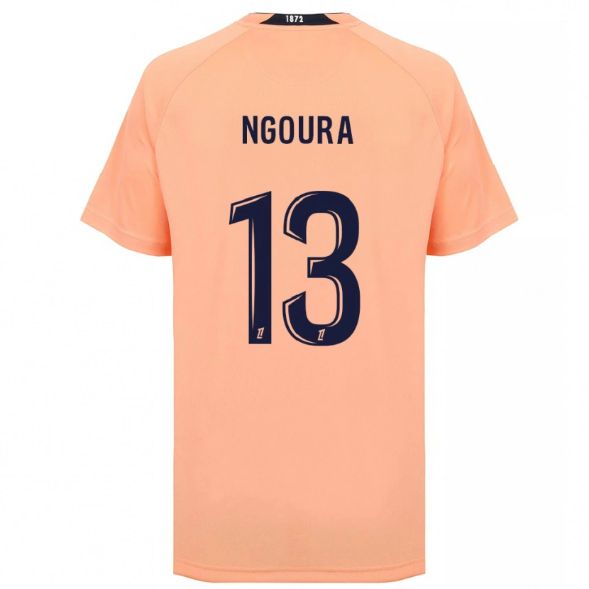 Danxen Kinder Steve Ngoura #13 Orange Marineblau Auswärtstrikot Trikot 2025/26 T-Shirt Schweiz