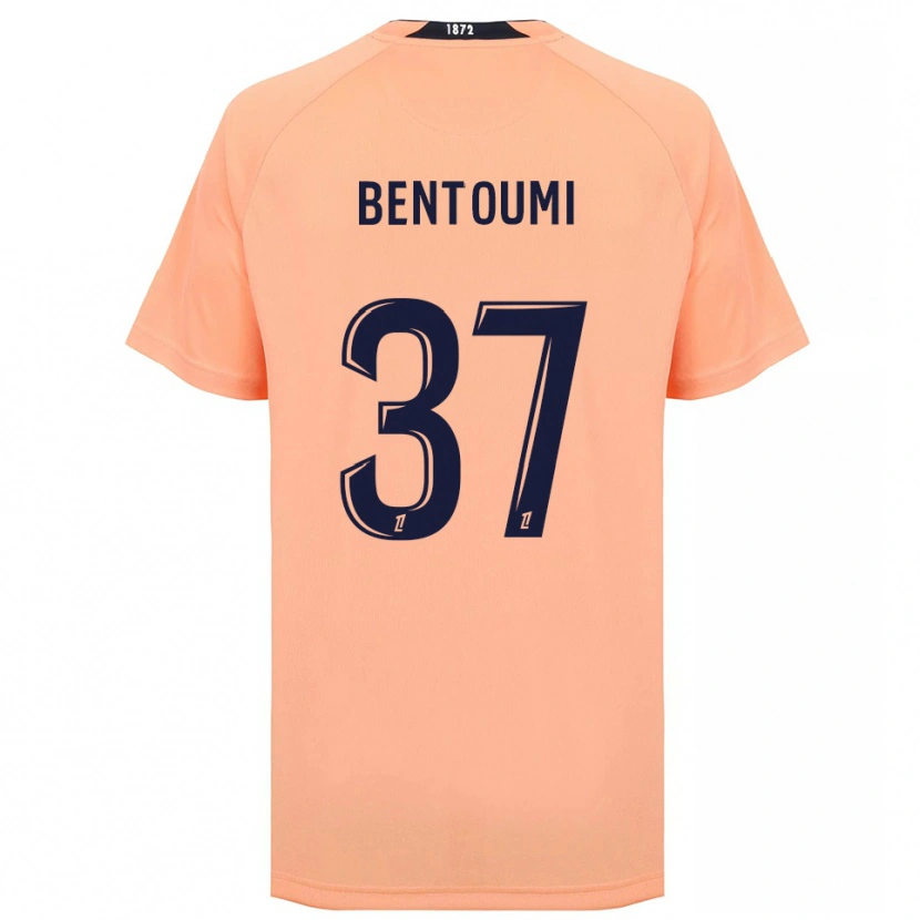 Danxen Kinder Mokrane Bentoumi #37 Orange Marineblau Auswärtstrikot Trikot 2025/26 T-Shirt Schweiz
