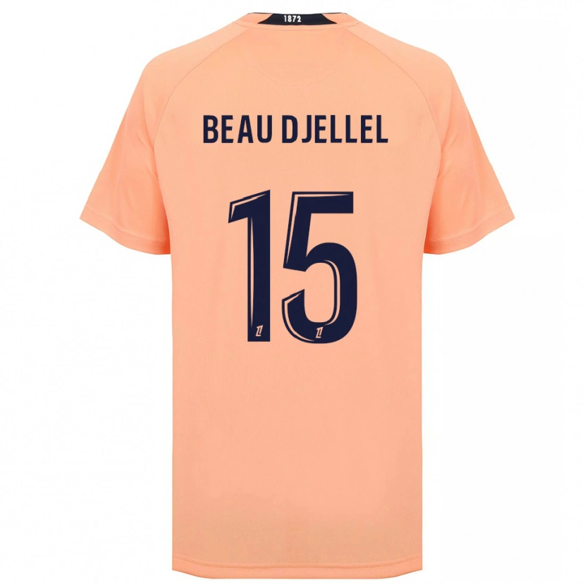 Danxen Kinder Yanis Beau Djellel #15 Orange Marineblau Auswärtstrikot Trikot 2025/26 T-Shirt Schweiz