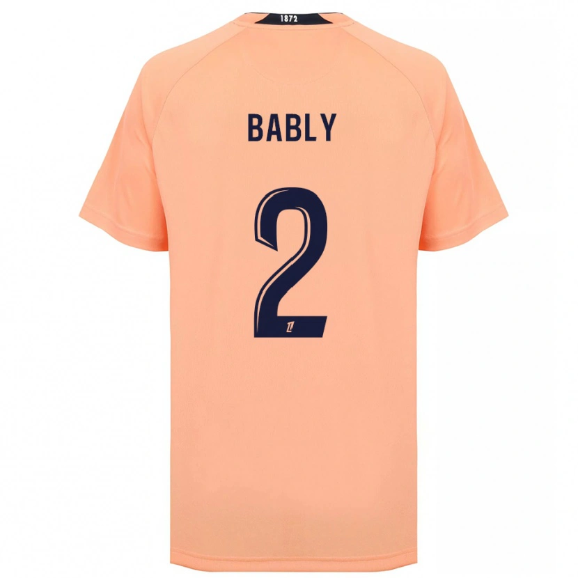 Danxen Kinder Emmanuel Bably #2 Orange Marineblau Auswärtstrikot Trikot 2025/26 T-Shirt Schweiz