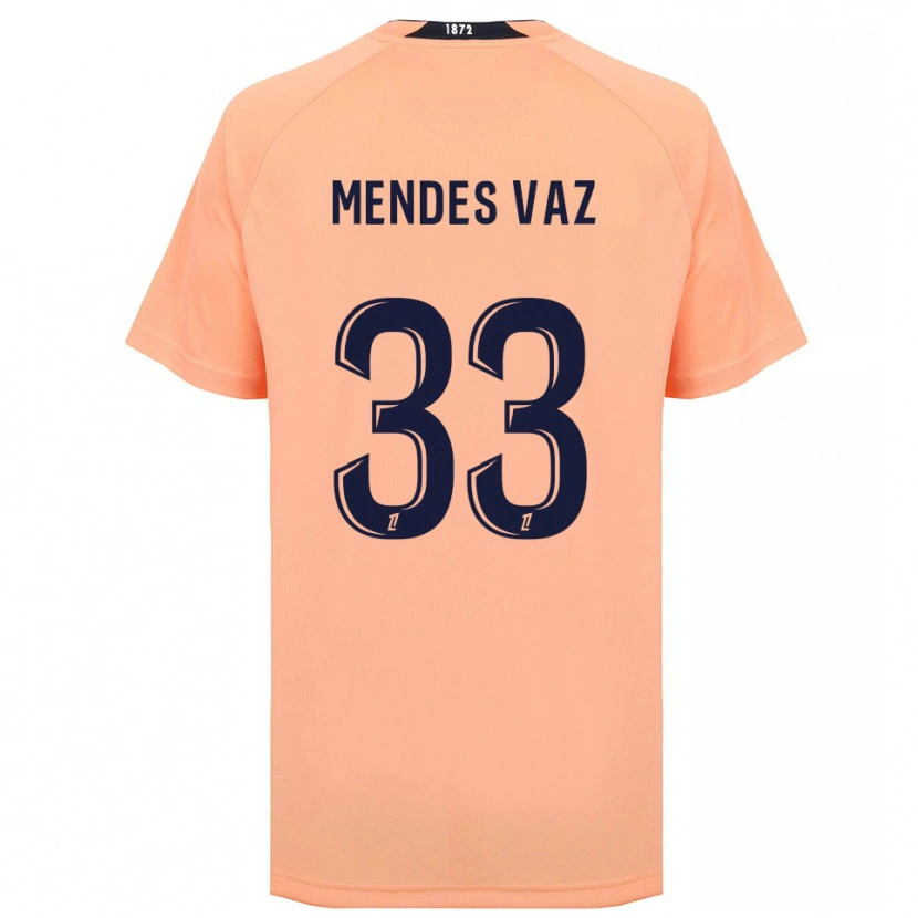 Danxen Kinder Hernâni Mendes Vaz #33 Orange Marineblau Auswärtstrikot Trikot 2025/26 T-Shirt Schweiz