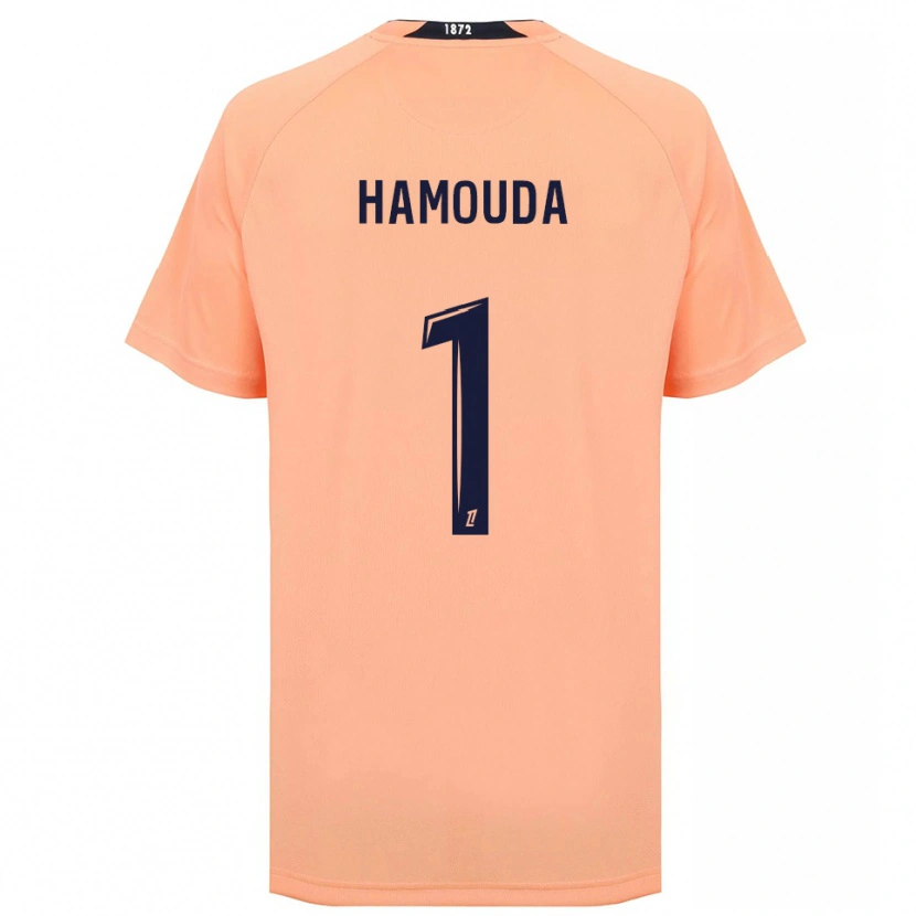 Danxen Kinder Adel Hamouda #1 Orange Marineblau Auswärtstrikot Trikot 2025/26 T-Shirt Schweiz
