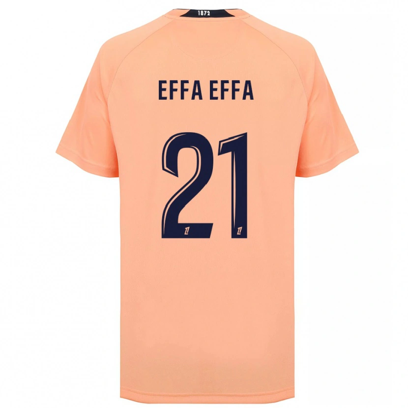 Danxen Kinder Chancelle Effa Effa #21 Orange Marineblau Auswärtstrikot Trikot 2025/26 T-Shirt Schweiz