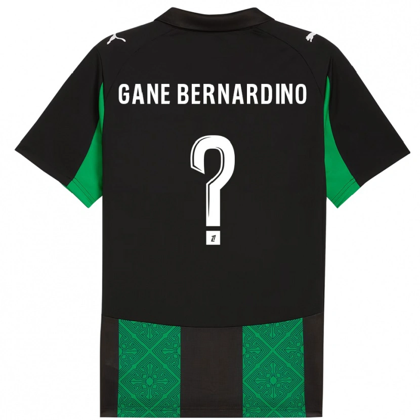 Danxen Kinder Nathanaël Gane Bernardino #0 Schwarz Grün Auswärtstrikot Trikot 2025/26 T-Shirt Schweiz
