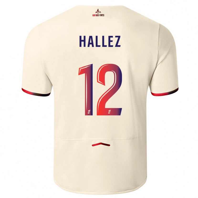 Danxen Kinder Alexis Hallez #12 Cremeweiß Rot Auswärtstrikot Trikot 2025/26 T-Shirt Schweiz