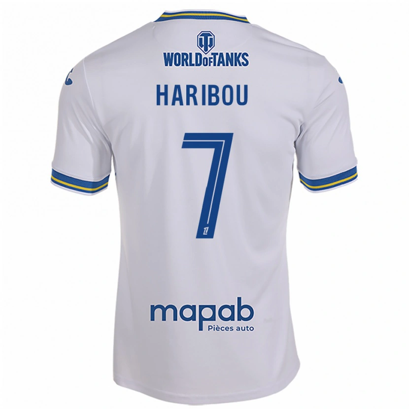 Danxen Kinder Samir Haribou #7 Weiß Himmelblau Auswärtstrikot Trikot 2025/26 T-Shirt Schweiz
