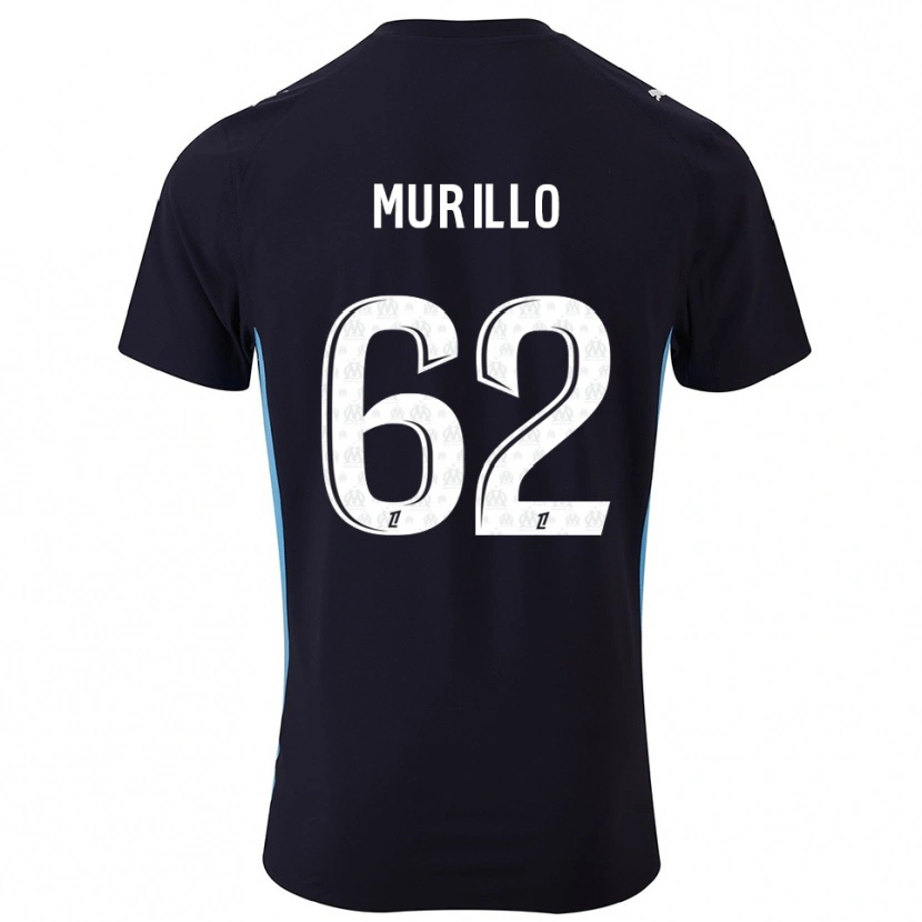 Danxen Kinder Amir Murillo #62 Schwarz Himmelblau Auswärtstrikot Trikot 2025/26 T-Shirt Schweiz