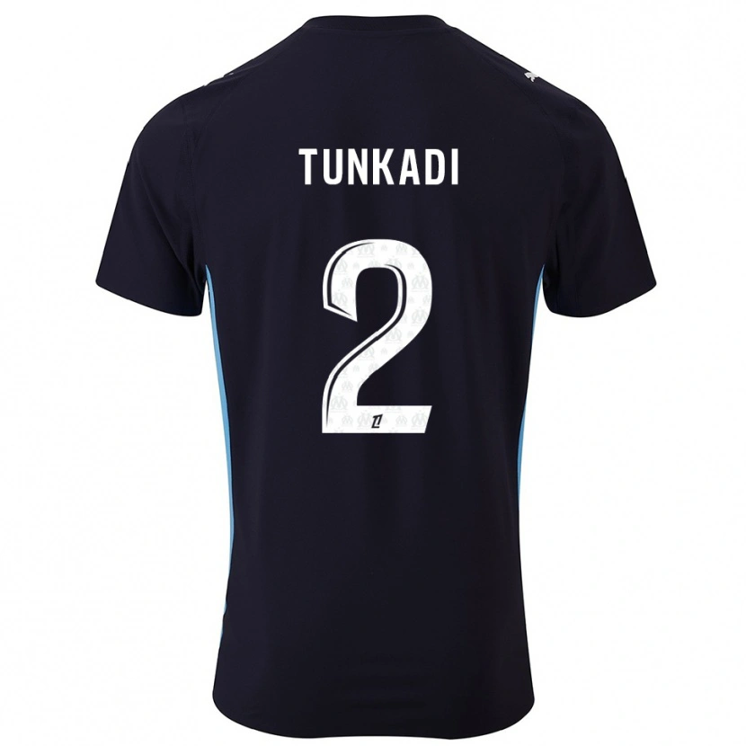 Danxen Kinder Alexandre Tunkadi #2 Schwarz Himmelblau Auswärtstrikot Trikot 2025/26 T-Shirt Schweiz
