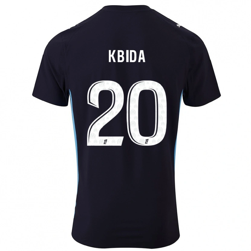 Danxen Kinder Ines Kbida #20 Schwarz Himmelblau Auswärtstrikot Trikot 2025/26 T-Shirt Schweiz