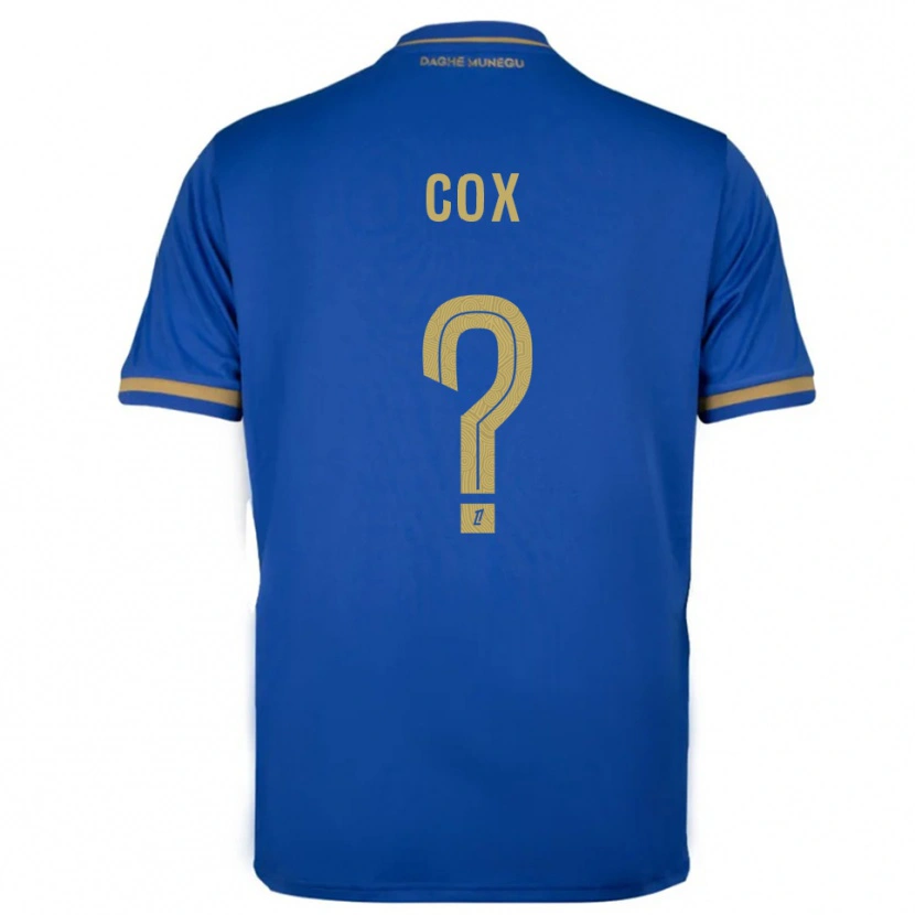 Danxen Kinder Matthew Cox #0 Blau Gold Auswärtstrikot Trikot 2025/26 T-Shirt Schweiz
