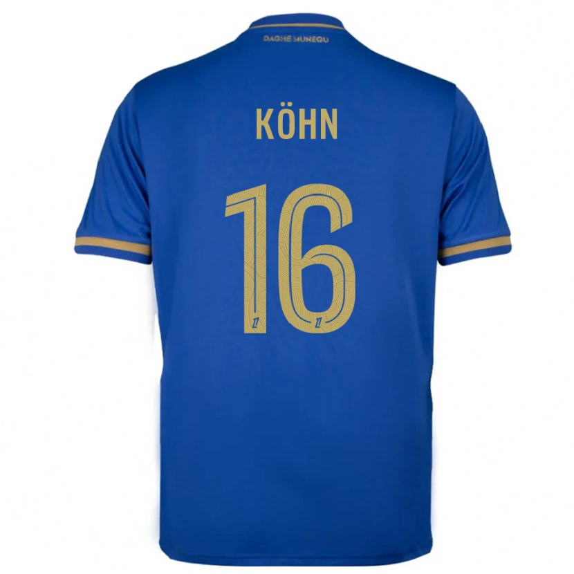 Danxen Kinder Philipp Köhn #16 Blau Gold Auswärtstrikot Trikot 2025/26 T-Shirt Schweiz